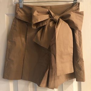 J. Crew Tie-waist short in cotton poplin